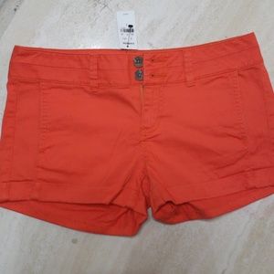 New orange Express shorts